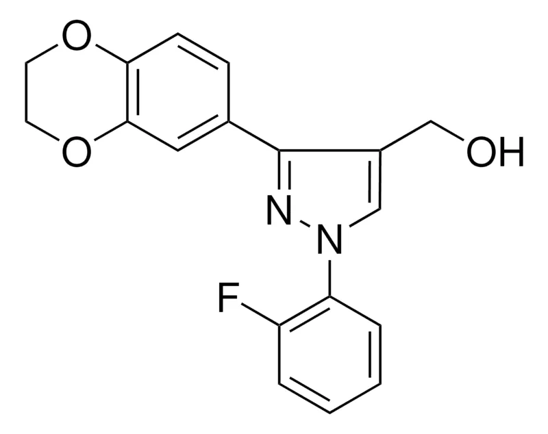 Sigma-Aldrich (3-(2,3-DIHYDRO-1,4-BENZODIOXIN-6-YL)-1-(2-F-PH)-1H-PYRAZOL-4-YL)METHANOL,AldrichCPR