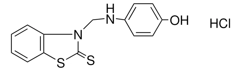 Sigma-Aldrich 3-(4-HYDROXYANILINOMETHYL)BENZOTHIAZOLINE-2-THIONE HYDROCHLORIDE,AldrichCPR