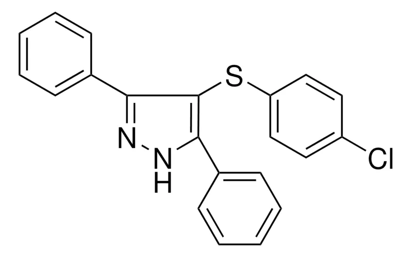 Sigma-Aldrich 4-CHLOROPHENYL 3,5-DIPHENYL-1H-PYRAZOL-4-YL SULFIDE,AldrichCPR