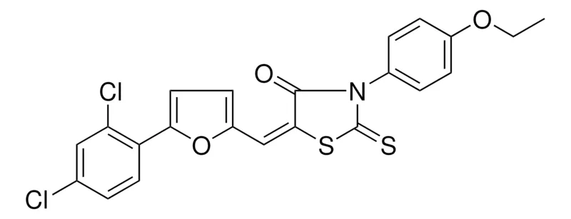 Sigma-Aldrich 5-(5-(2,4-DI-CL-PH)-FURAN-2-YLMETHYLENE)-3-(4-ETO-PH)-2-THIOXO-THIAZOLIDIN-4-ONE,AldrichCPR