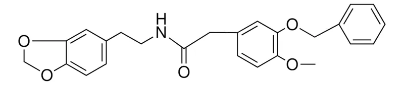 Sigma-Aldrich N-(2-BENZO(1,3)DIOXOL-5-YL-ETHYL)-2-(3-BENZYLOXY-4-METHOXY-PHENYL)-ACETAMIDE,AldrichCPR