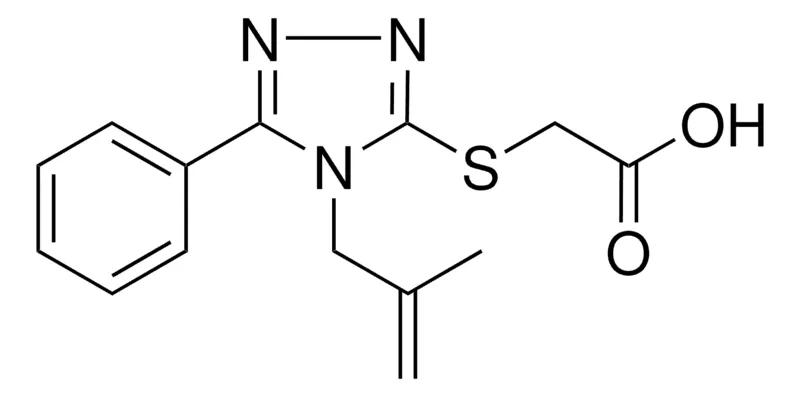 Sigma-Aldrich (4-(2-METHYL-ALLYL)-5-PHENYL-4H-(1,2,4)TRIAZOL-3-YLSULFANYL)-ACETIC ACID,AldrichCPR