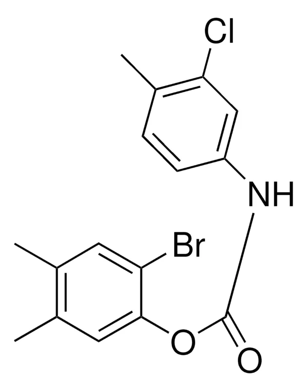 Sigma-Aldrich 2-BROMO-4,5-DIMETHYLPHENYL N-(3-CHLORO-4-METHYLPHENYL)CARBAMATE,AldrichCPR