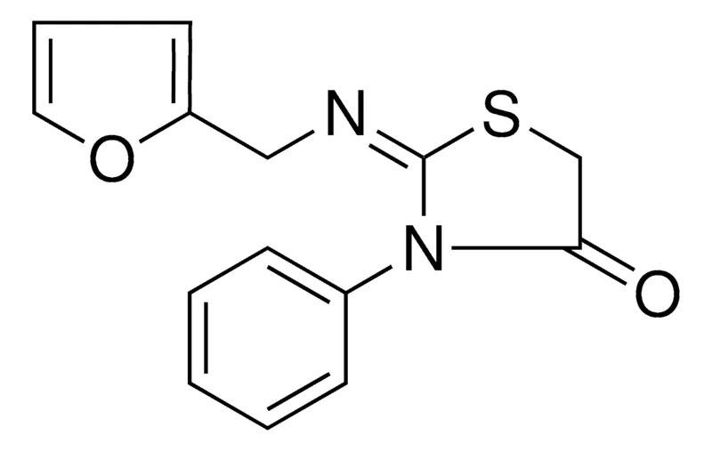 Sigma-Aldrich 2-(FURAN-2-YLMETHYLIMINO)-3-PHENYL-THIAZOLIDIN-4-ONE,AldrichCPR