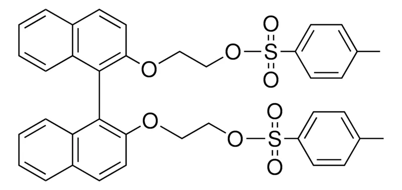 Sigma-Aldrich 2,2'-(1,1'-BINAPHTHYL-2,2'-DIYLBIS(OXY))BIS(ETHANE-2,1-DIYL) BIS(4-METHYLBENZENESULFONATE),AldrichCPR