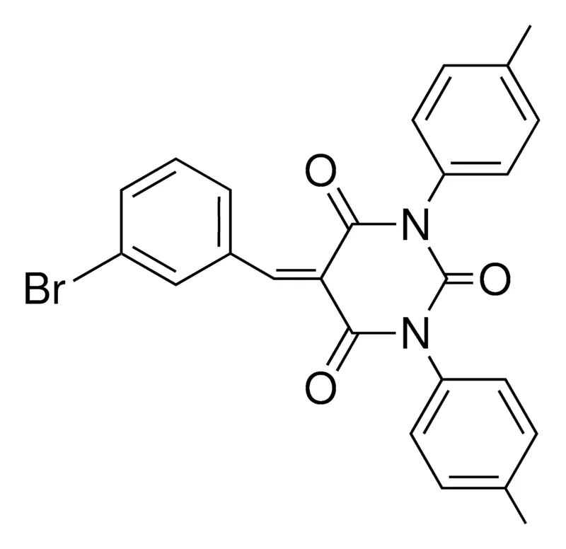 Sigma-Aldrich 5-(3-BROMO-BENZYLIDENE)-1,3-DI-P-TOLYL-PYRIMIDINE-2,4,6-TRIONE,AldrichCPR