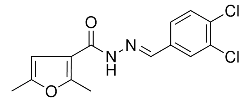 Sigma-Aldrich 2,5-DIMETHYL-FURAN-3-CARBOXYLIC ACID (3,4-DICHLORO-BENZYLIDENE)-HYDRAZIDE,AldrichCPR