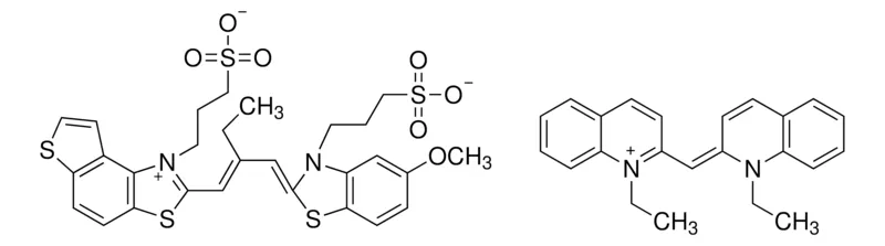 Sigma-Aldrich 1-ETHYL-2-[(E)-(1-ETHYL-2(1H)-QUINOLINYLIDENE)METHYL]QUINOLINIUM 3-((2Z)-2-{(2E)-2-ETHYL-3-[1-(3-SULFONATOPROPYL)THIENO[3,2-E][1,3]BENZOTHIAZOL-1-IUM-2-YL]-2-PROPENYLIDENE}-5-METHOXY-1,3-BENZOTHIAZOL-3-YL)-1-PROPANESULFONATE，AldrichCPR