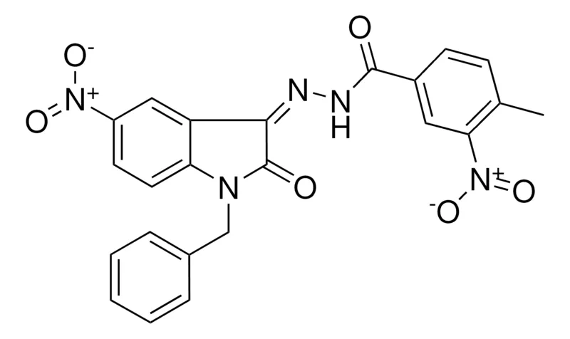 Sigma-Aldrich N'-[(3Z)-1-BENZYL-5-NITRO-2-OXO-1,2-DIHYDRO-3H-INDOL-3-YLIDENE]-4-METHYL-3-NITROBENZOHYDRAZIDE，AldrichCPR