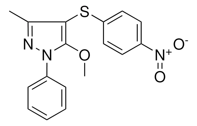 Sigma-Aldrich 5-METHOXY-3-METHYL-4-(4-NITRO-PHENYLSULFANYL)-1-PHENYL-1H-PYRAZOLE,AldrichCPR