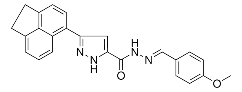 Sigma-Aldrich 5-ACENAPHTHEN-5-YL-2H-PYRAZOLE-3-CARBOXYLIC ACID (4-MEO-BENZYLIDENE)-HYDRAZIDE，AldrichCPR