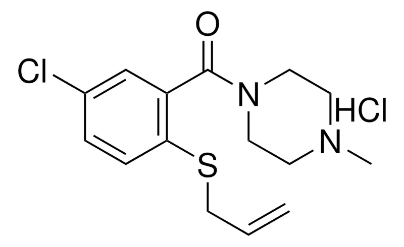 Sigma-Aldrich (2-ALLYLSULFANYL-5-CL-PHENYL)-(4-ME-PIPERAZIN-1-YL)-METHANONE, HYDROCHLORIDE,AldrichCPR