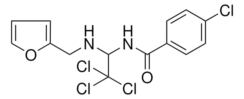 Sigma-Aldrich 4-CHLORO-N-(2,2,2-TRICHLORO-1-((FURAN-2-YLMETHYL)-AMINO)-ETHYL)-BENZAMIDE,AldrichCPR