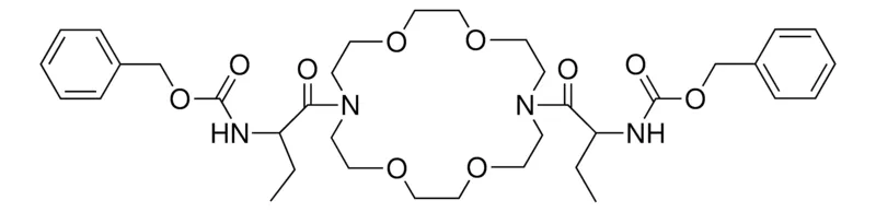 Sigma-Aldrich BENZYL 1-{[16-(2-{[(BENZYLOXY)CARBONYL]AMINO}BUTANOYL)-1,4,10,13-TETRAOXA-7,16-DIAZACYCLOOCTADECAN-7-YL]CARBONYL}PROPYLCARBAMATE，AldrichCPR