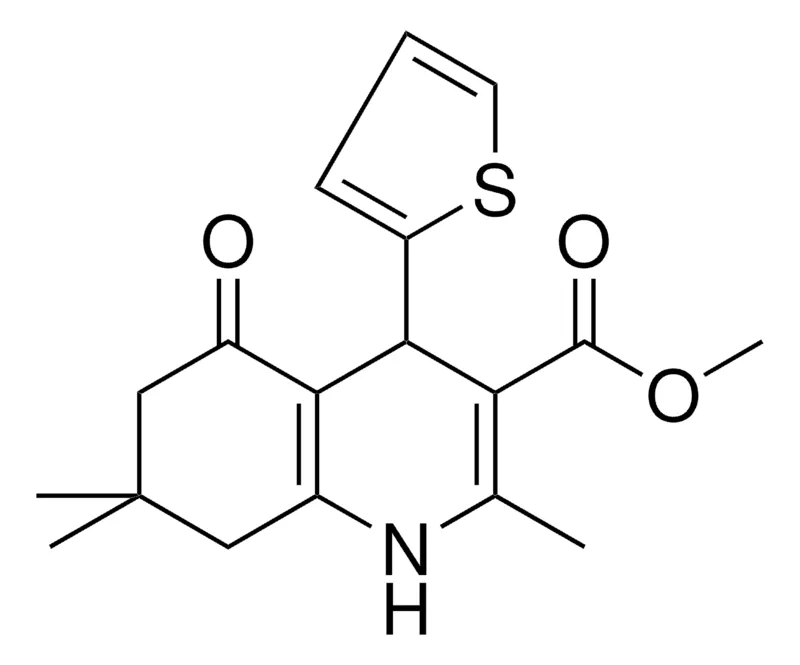 Sigma-Aldrich METHYL 2,7,7-TRIMETHYL-5-OXO-4-(2-THIENYL)-1,4,5,6,7,8-HEXAHYDRO-3-QUINOLINECARBOXYLATE，AldrichCPR