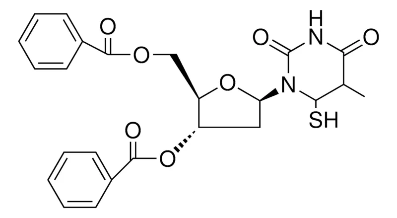Sigma-Aldrich ((2R,3S,5R)-3-(BENZOYLOXY)-5-(6-MERCAPTO-5-METHYL-2,4-DIOXOTETRAHYDROPYRIMIDIN-1(2H)-YL)TETRAHYDROFURAN-2-YL)METHYL BENZOATE,AldrichCPR