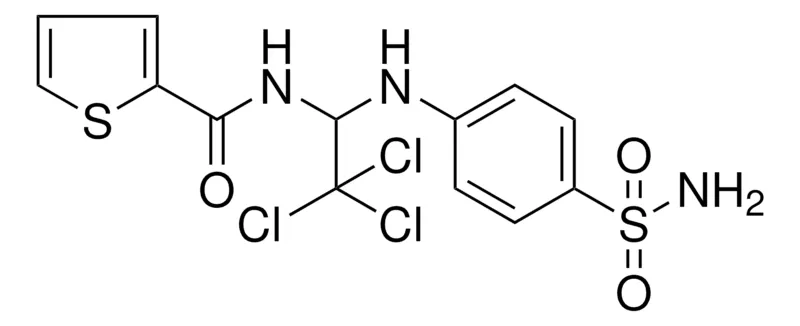 Sigma-Aldrich THIOPHENE-2-CARBOXYLIC ACID (2,2,2-TRICHLORO-1-(4-SULFAMOYL-PHENYLAMINO)ET)AMIDE,AldrichCPR