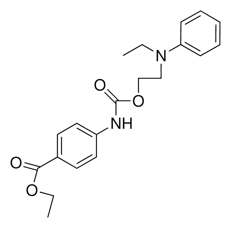 Sigma-Aldrich 2-(N-ETHYLANILINO)ETHYL N-(4-(ETHOXYCARBONYL)PHENYL)CARBAMATE,AldrichCPR