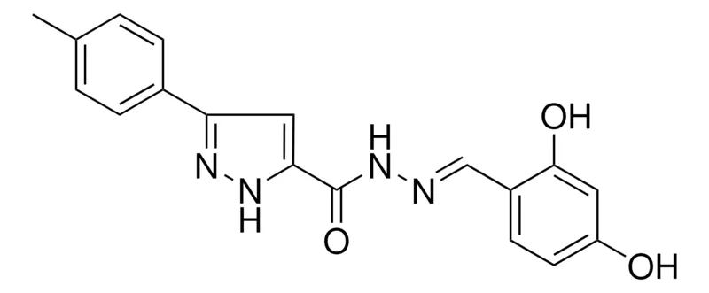Sigma-Aldrich 5-P-TOLYL-2H-PYRAZOLE-3-CARBOXYLIC ACID (2,4-DIHYDROXY-BENZYLIDENE)-HYDRAZIDE,AldrichCPR