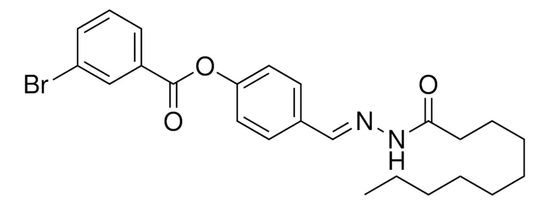 Sigma-Aldrich 4-(2-DECANOYLCARBOHYDRAZONOYL)PHENYL 3-BROMOBENZOATE,AldrichCPR
