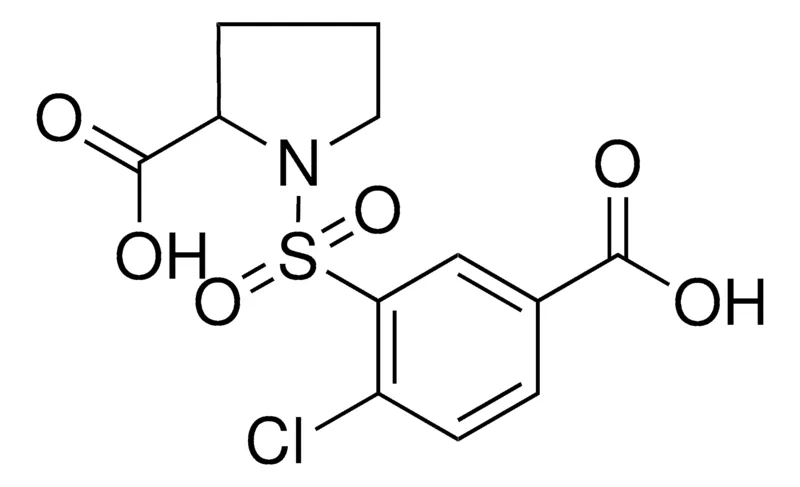 Sigma-Aldrich 1-((5-CARBOXY-2-CHLOROPHENYL)SULFONYL)PROLINE,AldrichCPR