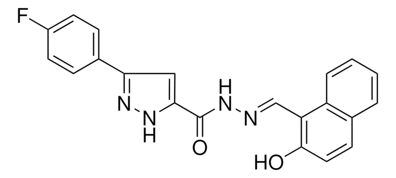 Sigma-Aldrich 3-(4-FLUOROPHENYL)-N'-((2-HO-1-NAPHTHYL)METHYLENE)-1H-PYRAZOLE-5-CARBOHYDRAZIDE，AldrichCPR