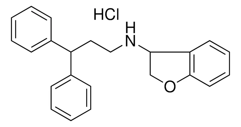 Sigma-Aldrich N-(3,3-DIPHENYLPROPYL)-2,3-DIHYDRO-1-BENZOFURAN-3-AMINE HYDROCHLORIDE,AldrichCPR