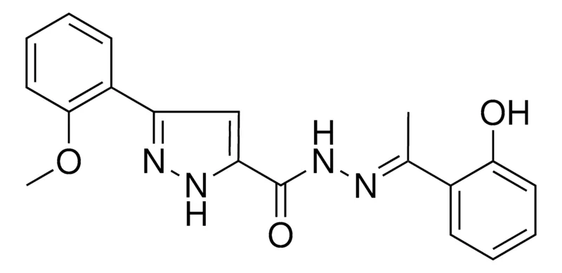Sigma-Aldrich 5-(2-MEO-PH)-2H-PYRAZOLE-3-CARBOXYLIC ACID (1-(2-HO-PH)-ETHYLIDENE)-HYDRAZIDE,AldrichCPR