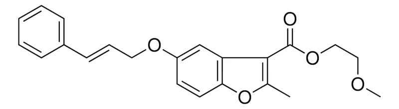 Sigma-Aldrich 2-ME-5-(3-PHENYL-ALLYLOXY)-BENZOFURAN-3-CARBOXYLIC ACID 2-METHOXY-ETHYL ESTER,AldrichCPR