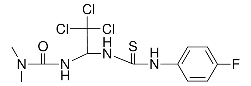 Sigma-Aldrich 1,1-DIMETHYL-3-(2,2,2-TRICHLORO-1-(3-(4-FLUORO-PHENYL)-THIOUREIDO)-ETHYL)-UREA,AldrichCPR