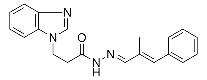 Sigma-Aldrich 3-BENZOIMIDAZOL-1-YL-PROPIONIC ACID (2-METHYL-3-PHENYL-ALLYLIDENE)-HYDRAZIDE,AldrichCPR