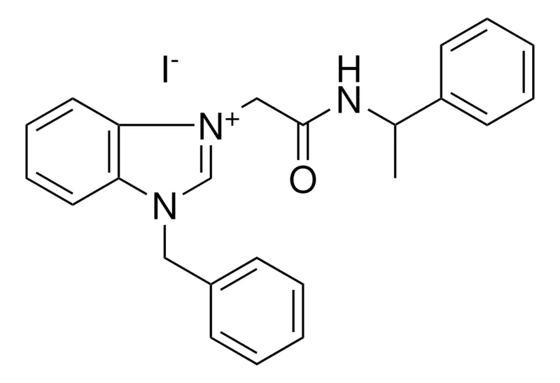 Sigma-Aldrich 3-BENZYL-1-(2-OXO-2-((1-PHENYLETHYL)AMINO)ETHYL)-3H-BENZIMIDAZOL-1-IUM IODIDE,AldrichCPR