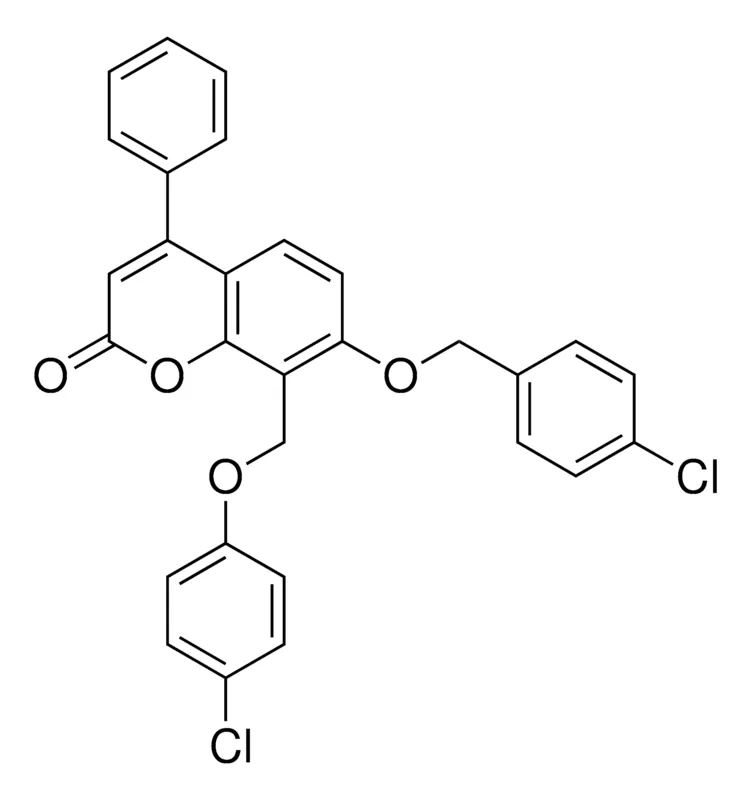 Sigma-Aldrich 7-(4-CHLORO-BENZYLOXY)-8-(4-CHLORO-PHENOXYMETHYL)-4-PHENYL-CHROMEN-2-ONE，AldrichCPR