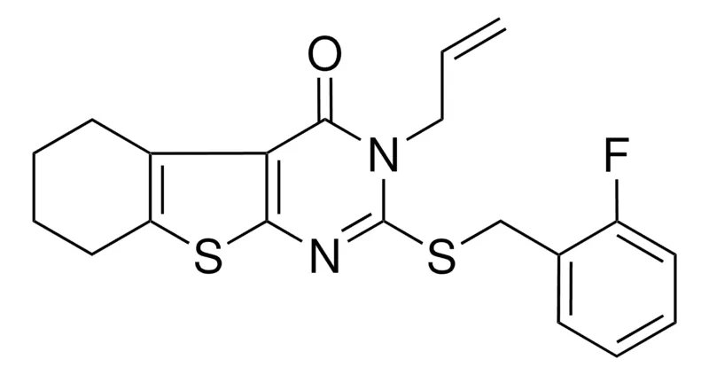Sigma-Aldrich 3-ALLYL-2-[(2-FLUOROBENZYL)SULFANYL]-5,6,7,8-TETRAHYDRO[1]BENZOTHIENO[2,3-D]PYRIMIDIN-4(3H)-ONE，AldrichCPR