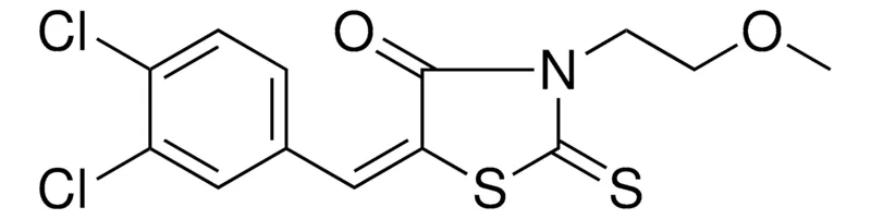 Sigma-Aldrich 5-(3,4-DICHLORO-BENZYLIDENE)-3-(2-METHOXY-ETHYL)-2-THIOXO-THIAZOLIDIN-4-ONE,AldrichCPR
