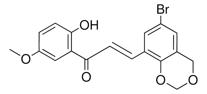 Sigma-Aldrich 3-(6-BROMO-4H-BENZO(1,3)DIOXIN-8-YL)-1-(2-HYDROXY-5-METHOXY-PHENYL)-PROPENONE,AldrichCPR