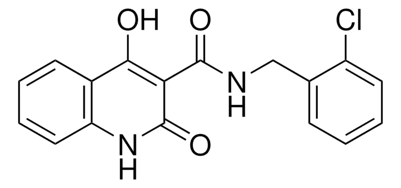 Sigma-Aldrich 4-HYDROXY-2-OXO-1,2-DIHYDRO-QUINOLINE-3-CARBOXYLIC ACID 2-CHLORO-BENZYLAMIDE,AldrichCPR
