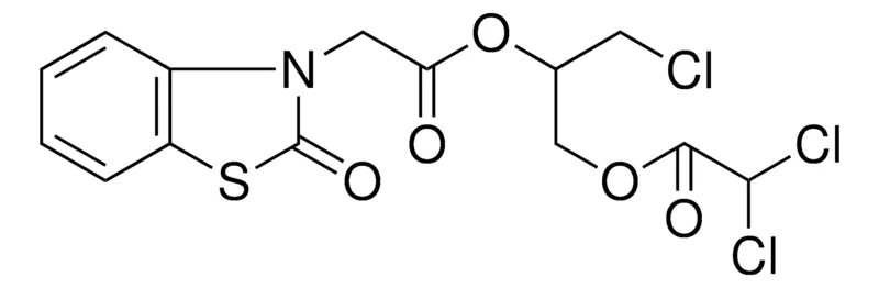 Sigma-Aldrich (2-OXO-BENZOTHIAZOL-3-YL)-ACETIC ACID 2-CL-1-DICHLOROACETOXYMETHYL-ETHYL ESTER,AldrichCPR
