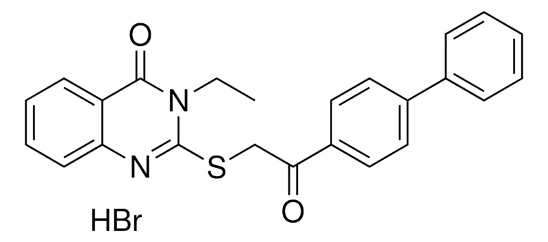 Sigma-Aldrich 2-(2-BIPHENYL-4-YL-2-OXO-ETHYLSULFANYL)-3-ET-3H-QUINAZOLIN-4-ONE, HYDROBROMIDE,AldrichCPR