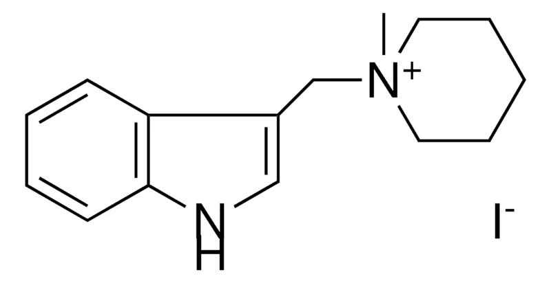 Sigma-Aldrich 1-(1H-INDOL-3-YLMETHYL)-1-METHYL-PIPERIDINIUM, IODIDE,AldrichCPR