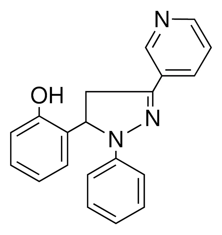 Sigma-Aldrich 2-(2-PHENYL-5-PYRIDIN-3-YL-3,4-DIHYDRO-2H-PYRAZOL-3-YL)-PHENOL,AldrichCPR