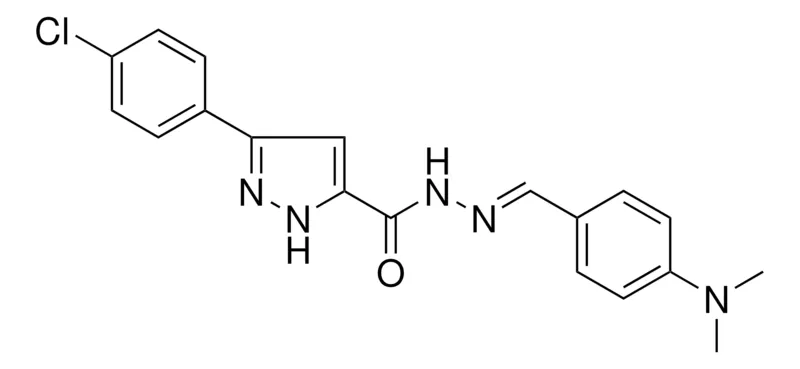 Sigma-Aldrich 5-(4-CL-PH)-2H-PYRAZOLE-3-CARBOXYLIC ACID (4-DIMETHYLAMINO-BENZYLIDENE)HYDRAZIDE,AldrichCPR