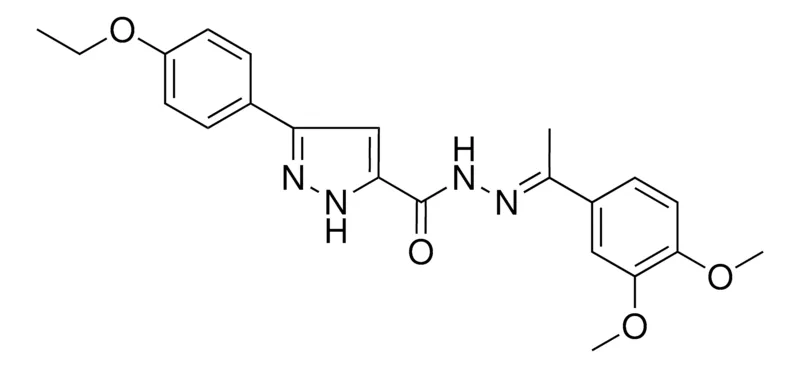 Sigma-Aldrich N'-[(E)-1-(3,4-DIMETHOXYPHENYL)ETHYLIDENE]-3-(4-ETHOXYPHENYL)-1H-PYRAZOLE-5-CARBOHYDRAZIDE，AldrichCPR