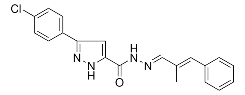 Sigma-Aldrich 5-(4-CL-PH)-2H-PYRAZOLE-3-CARBOXYLIC ACID (2-ME-3-PHENYL-ALLYLIDENE)-HYDRAZIDE,AldrichCPR
