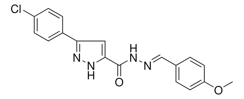Sigma-Aldrich 5-(4-CL-PHENYL)-2H-PYRAZOLE-3-CARBOXYLIC ACID (4-METHOXY-BENZYLIDENE)-HYDRAZIDE,AldrichCPR