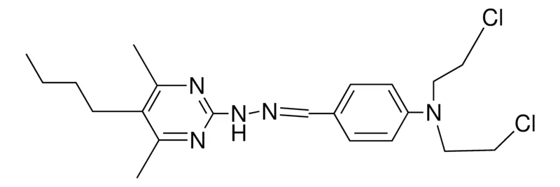 Sigma-Aldrich (4-((5-BU-4,6-DIMETHYL-PYRIMIDIN-2-YL)-HYDRAZONOMETHYL)-PH)-BIS-(2-CL-ET)-AMINE,AldrichCPR