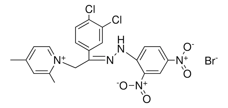 Sigma-Aldrich 1-(2-(DICHLORO-PH)-2-((DINITRO-PH)-HYDRAZONO)-ET)-2,4-DIMETHYL-PYRIDINIUM, BR,AldrichCPR