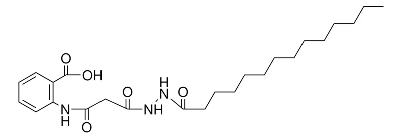 Sigma-Aldrich 2-(3-OXO-3-(N'-TETRADECANOYL-HYDRAZINO)-PROPIONYLAMINO)-BENZOIC ACID,AldrichCPR
