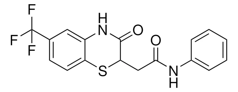 Sigma-Aldrich 2(3-OXO-6-TRIFLUORO-ME-3,4-DIHYDRO-2H-BENZO(1,4)THIAZIN-2-YL)-N-PHENYL-ACETAMIDE,AldrichCPR