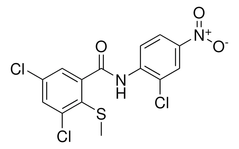 Sigma-Aldrich 3,5-DICHLORO-N-(2-CHLORO-4-NITRO-PHENYL)-2-METHYLSULFANYL-BENZAMIDE,AldrichCPR